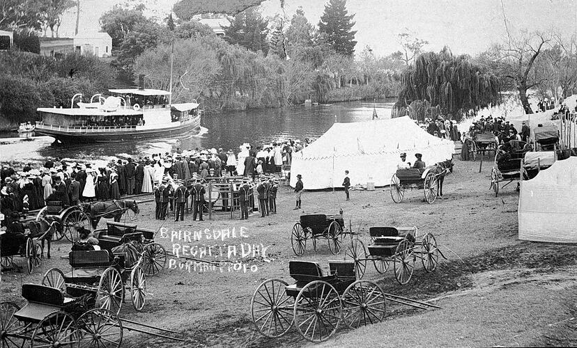 There is a steamboat Bairnsdale Victoria ca 1910 OLD PHOTO