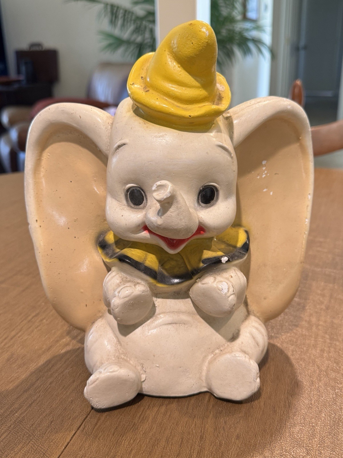 Vintage Authentic 1972 Disney Dumbo Coin Bank W/ Disney Inscription, Beyond Rare