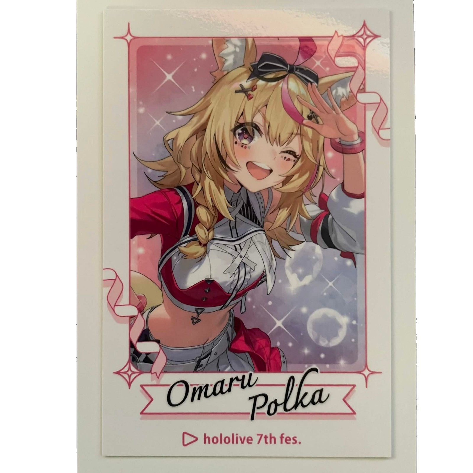 hololive 7th fes. Ridin' on Dreams Cheki Card Omaru Polka