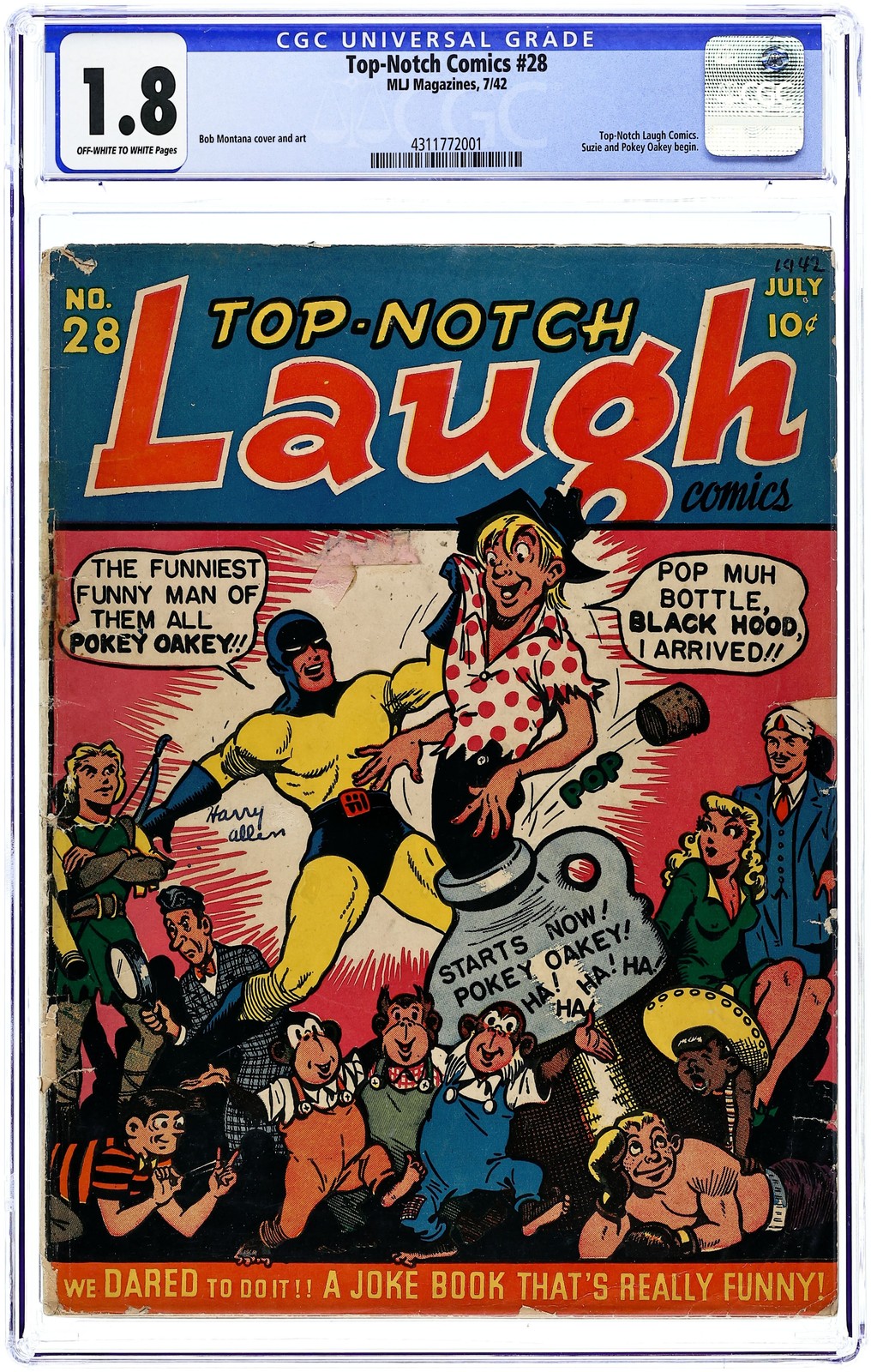 Top-Notch Comics #28 CGC 1.8 1942 4311772001