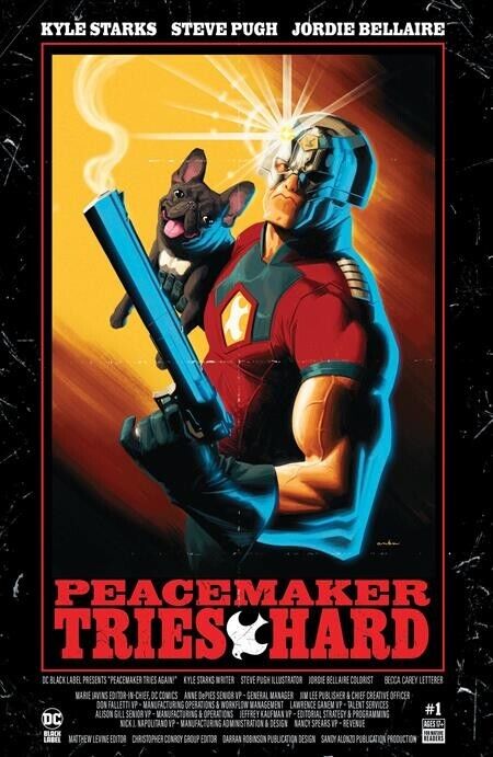 PEACEMAKER TRIES HARD 1 COVER C MOVIE POSTER KRIS ANKA NM DC NEW 