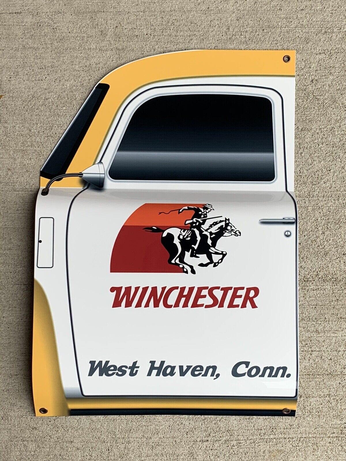 WOW Curved 1948 Chevrolet Chevy 3100 WINCHESTER DELIVERY Truck 3D Sign