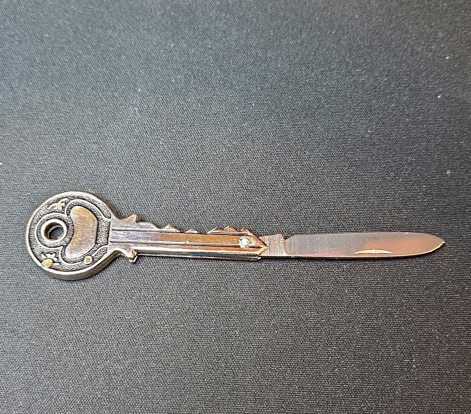 Paul A. Henckels Inox Solingen Vintage 1907 Key-Shaped Slipjoint Pen Knife