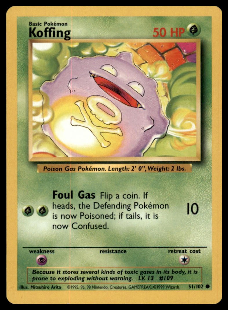 Base Set #051/102 Koffing