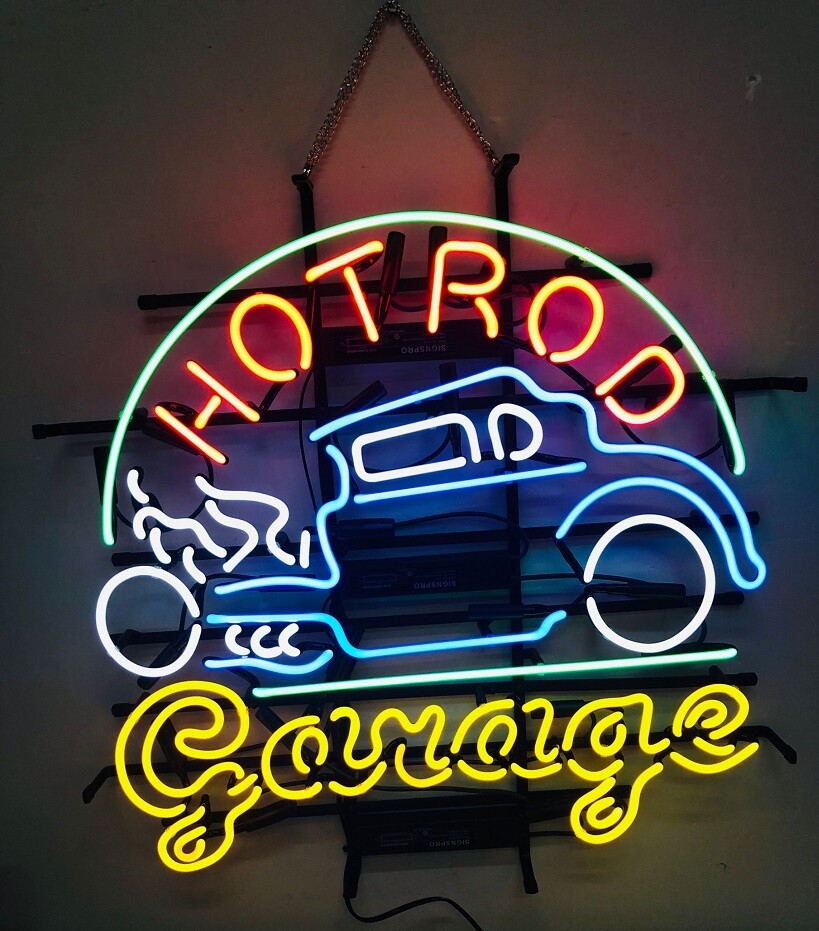 New Hot Rod Garage Car Neon Light Sign 24\