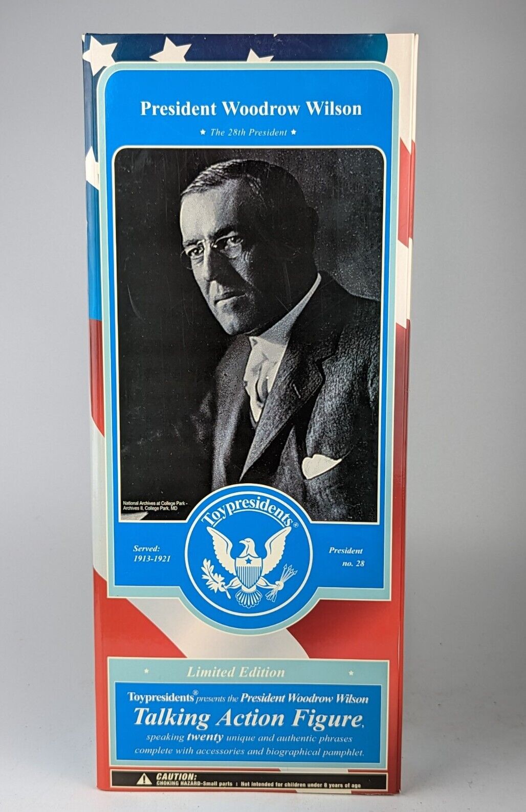 President Woodrow Wilson Action Figure NEW IN THE BOX 