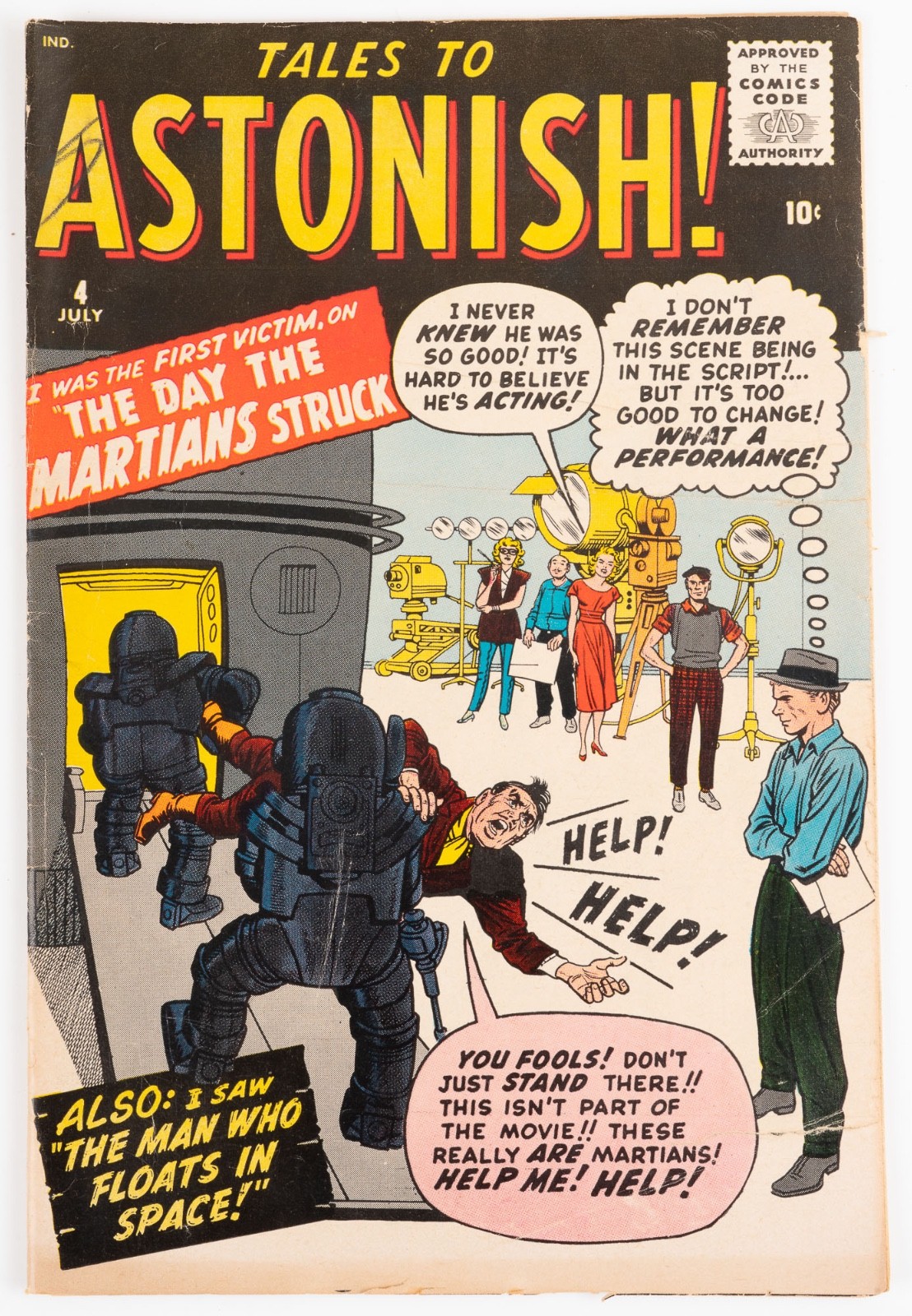 Vintage 1959 Tales to Astonish 4 Comic Book G-VG? Vintage 1959 Tales to Astonish 4 Comic Book G-VG?