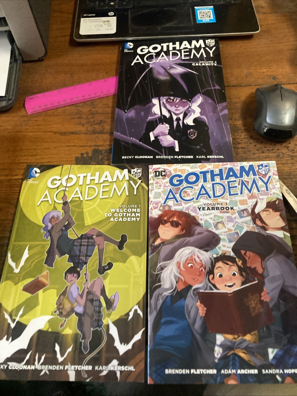 Gotham Academy Volume 1 -3 Second Semester TPB Mia Maps Mizoguchi DC Comics Lot