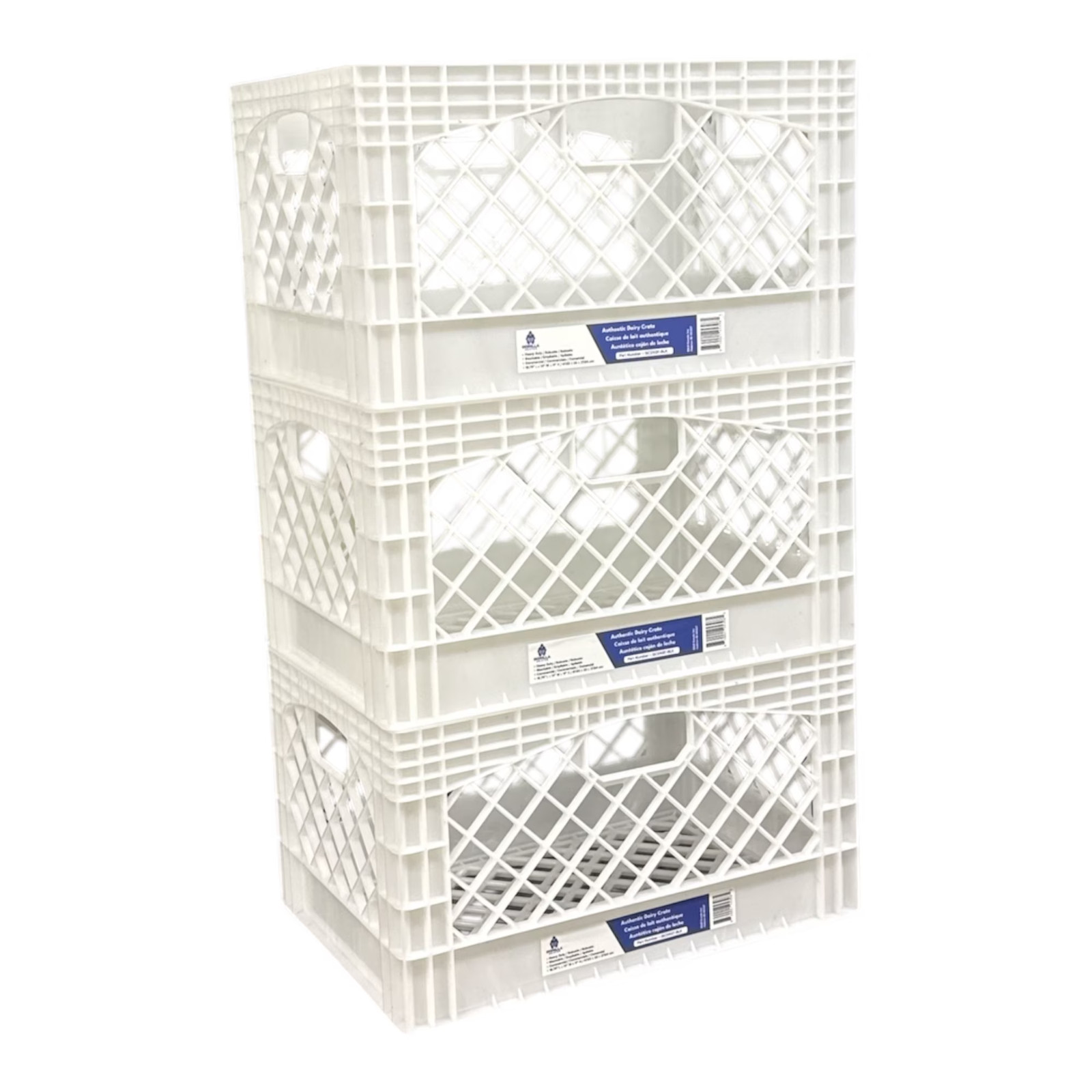 Gorilla Crate 24QT 3 Pack Milk Crate Gorilla Crate 24QT 3 Pack Milk Crate