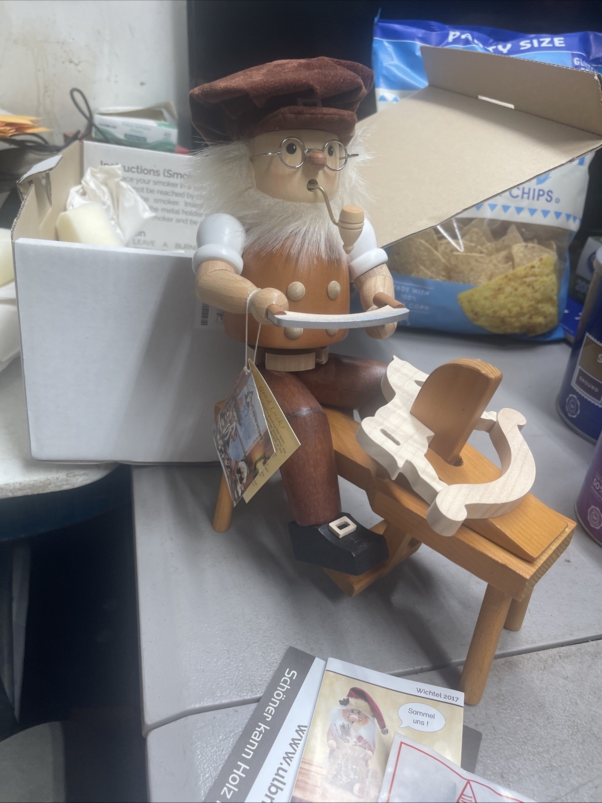 Vintage Original Tag Steinbach Vilkskunst Toy Maker