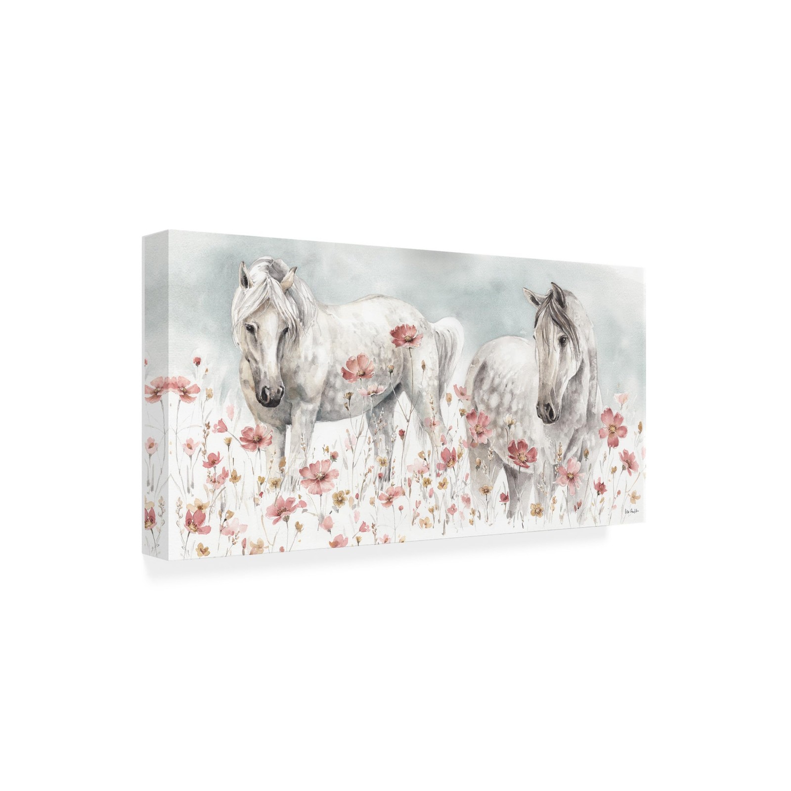Trademark Fine Art Lisa Audit 'Wild Horses Iii' Wrapped Canvas Wall Art 24x47