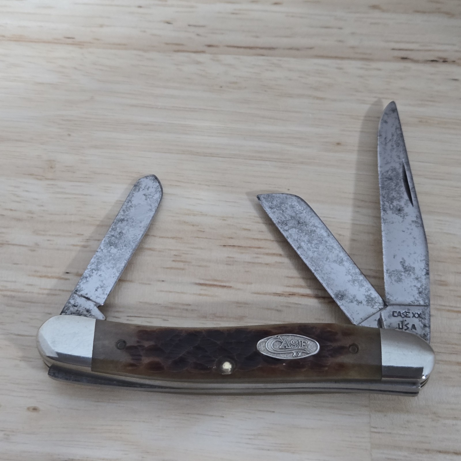 1989 Case XX 6318SH SP  Brown Bone Stockman