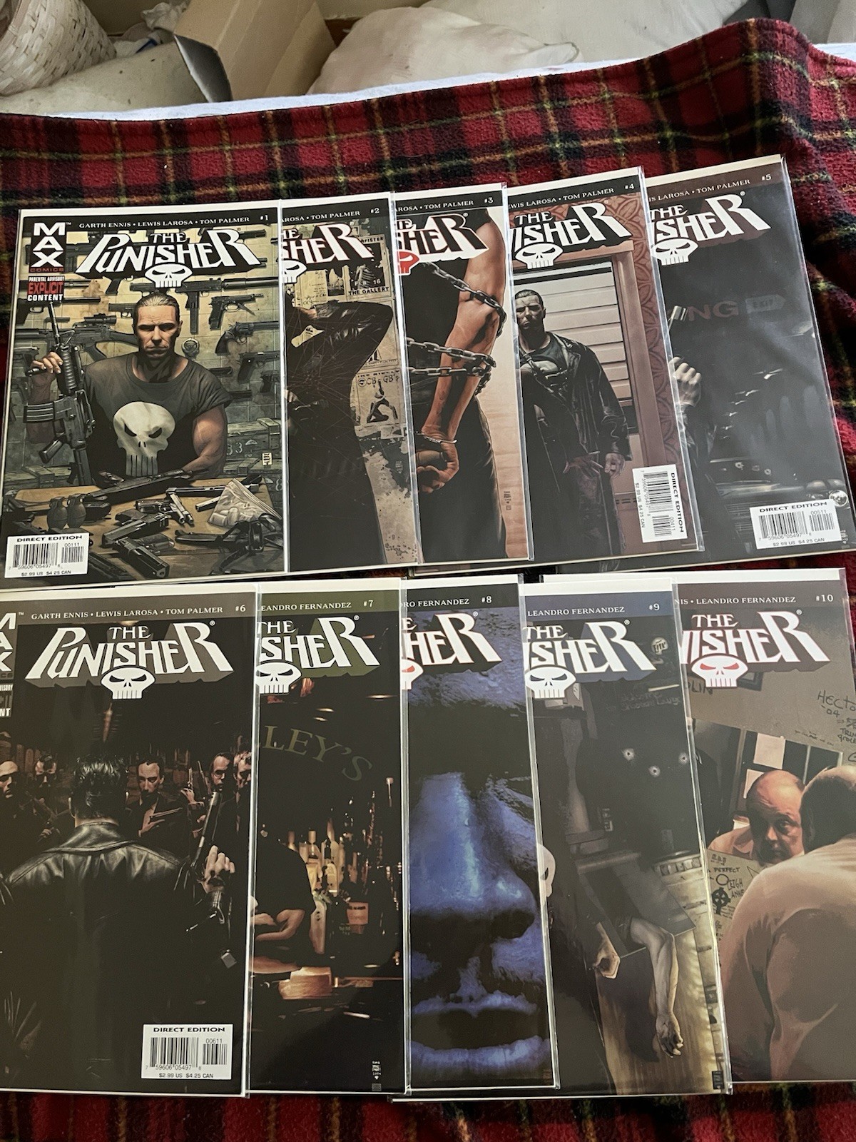 The Punisher Max Marvel Comics 2004 Garth Ennis Full Series 1-75 Complete Run NM