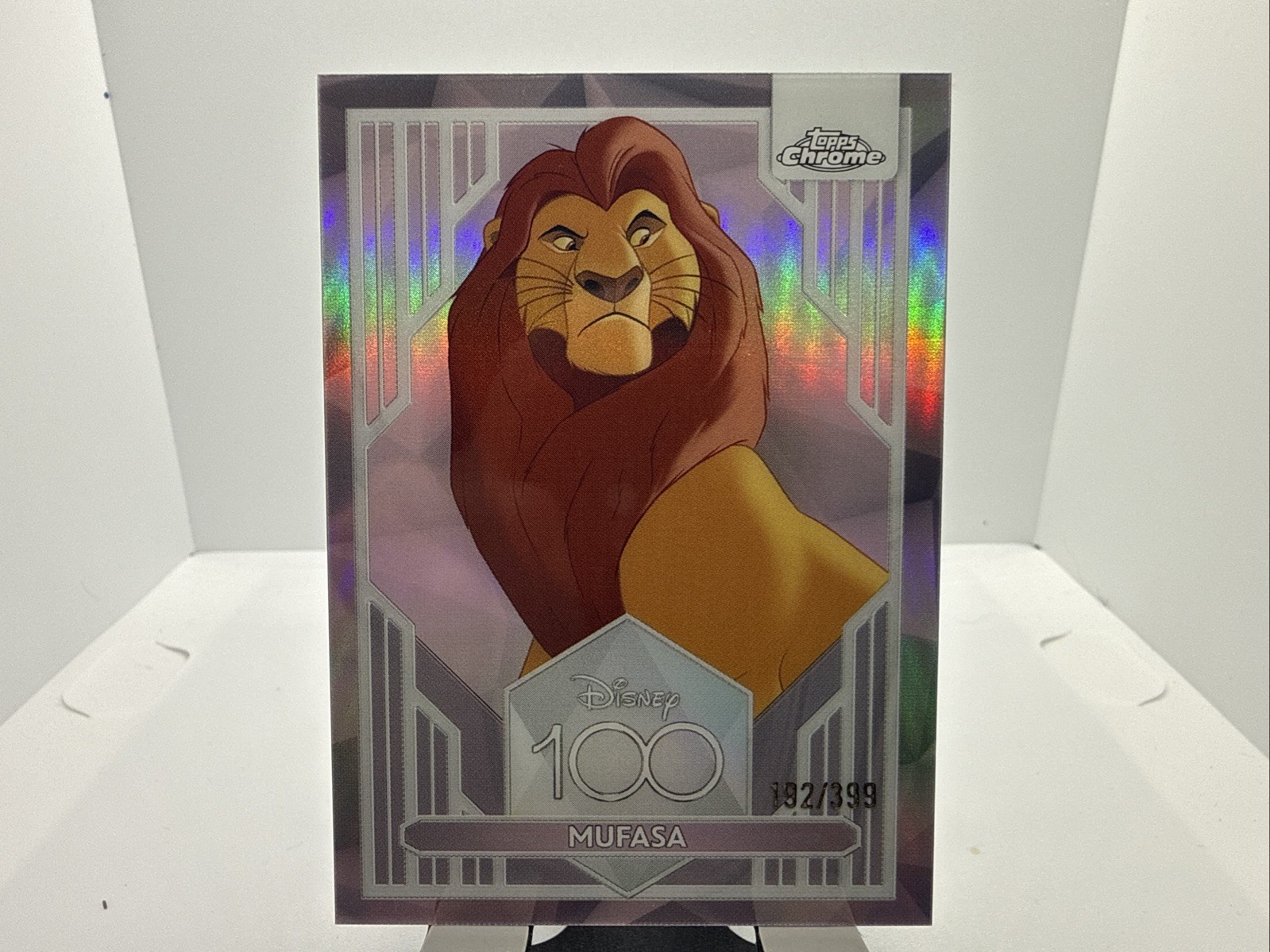 2023 Disney Chrome 100 Mufasa Pink /399‼️First Year Chrome Lion King