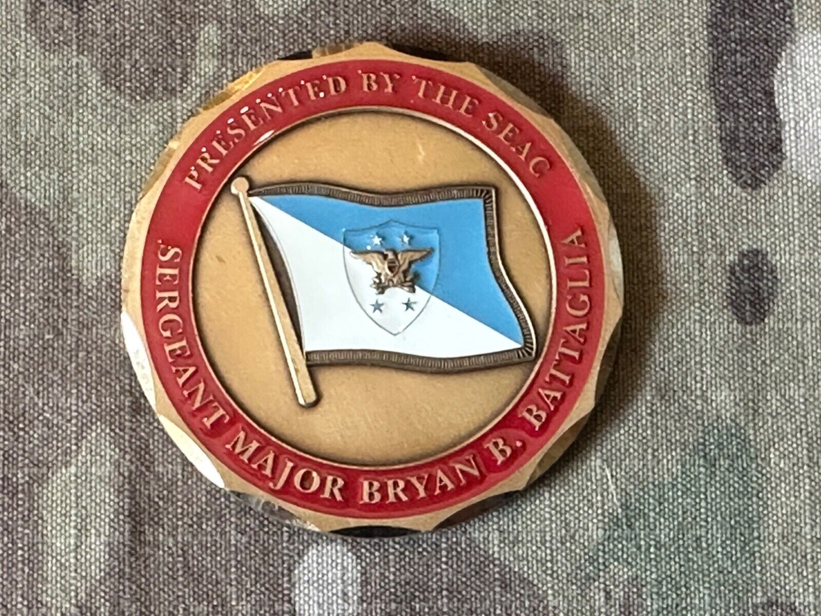 2nd Senior Enlisted Advisor to the Chairman of Joint Chiefs SEAC Challenge Coin