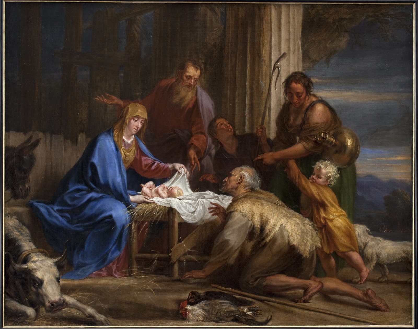 The Adoration of the Shepherds by Jan Boeckhorst 10x8 Photo Reprint
