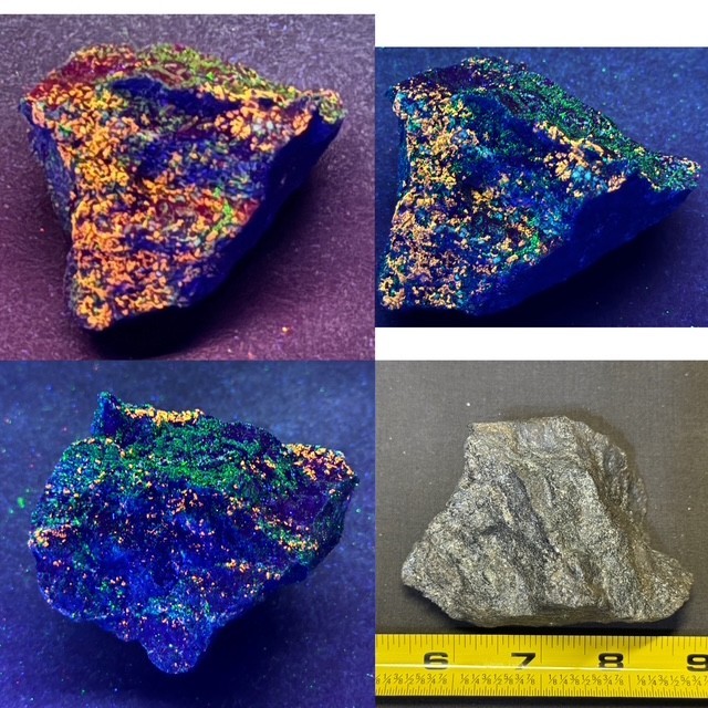 SEE VIDEO : RARE FLUORAPATITE & CHLOROPHANE  W/  WILLEMITE ; FRANKLIN, N.J.