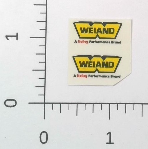 Weiand Holley Performance Racing Automotive Pair Sticker Decal