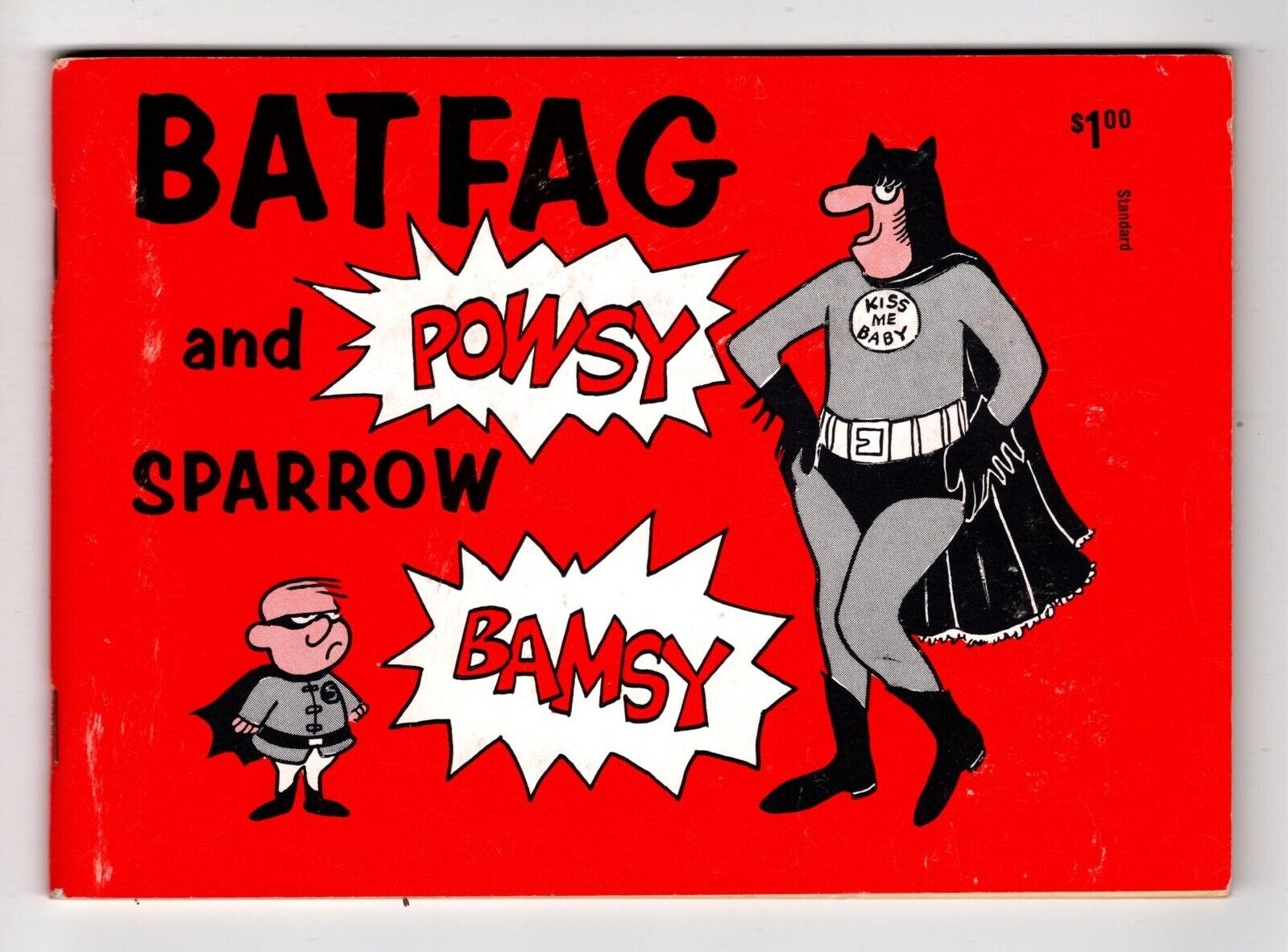 Super Rare High Grade Forbud Books 1966 Batfag and Sparrow  by Grayson Smith