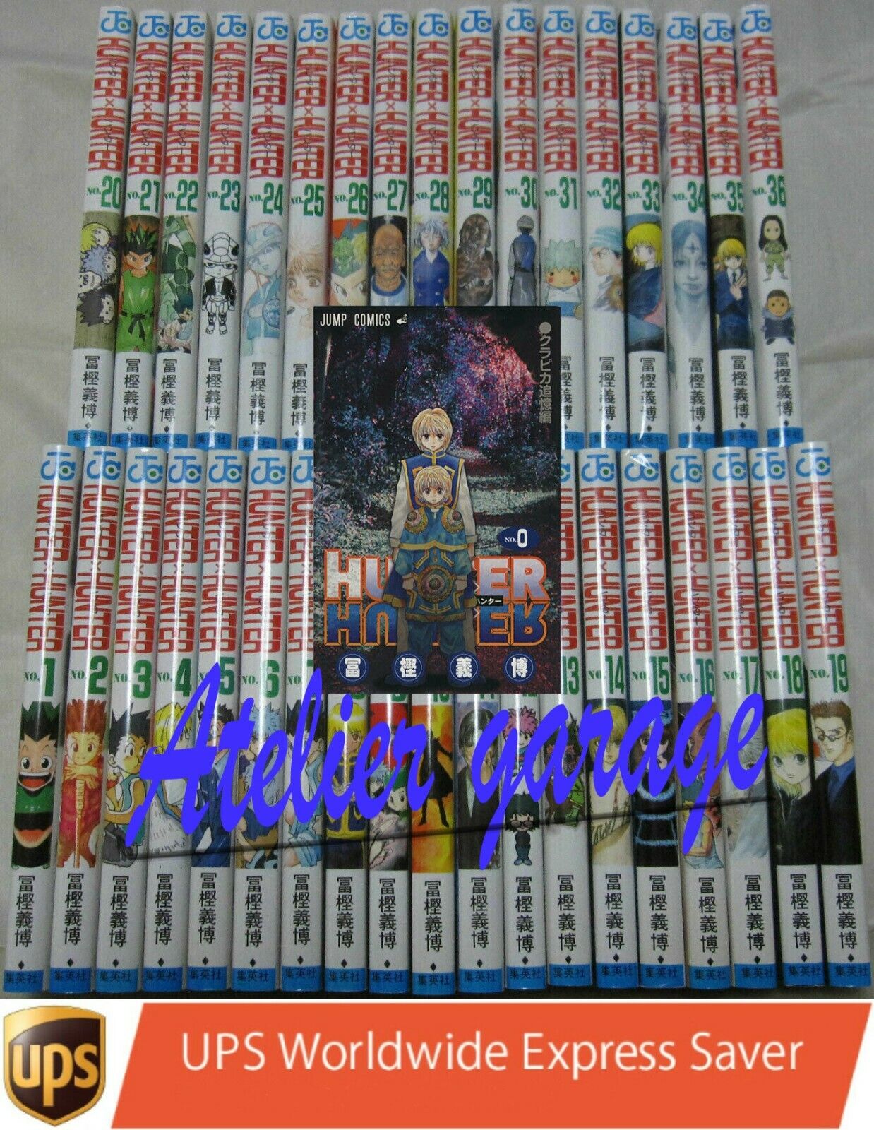 USED 3-7 Days to USA. Hunter x Hunter Limited 0 + Vol.1-36 37 Set Japanese Manga