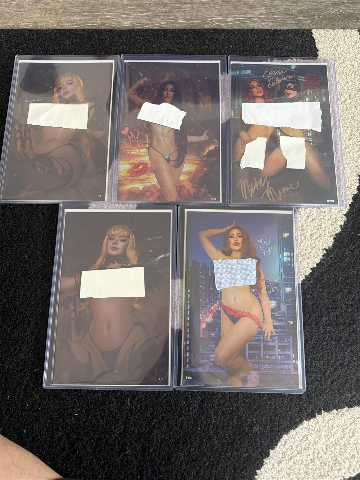 Rachie, Motley, Emma, & Katsumi Cosplay Foil Bundle