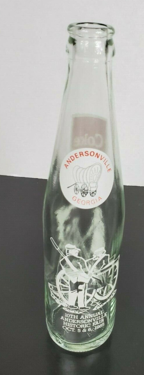 Andersonville Georgia 10th Annual Historic Fair Oct. 1985 Coca-Cola Bottle