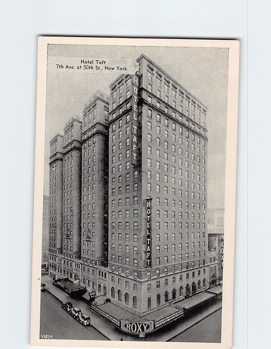 Postcard Hotel Taft NY USA