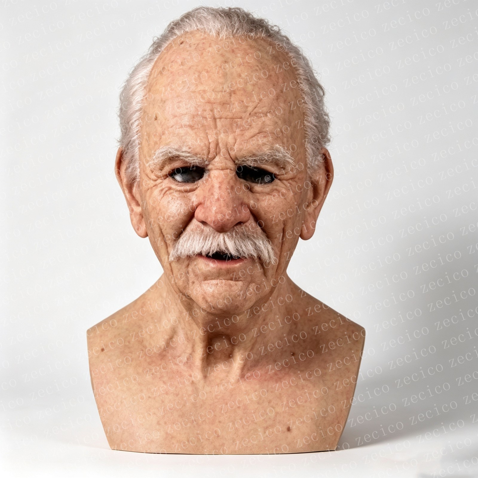 Old Man Mask Latex Halloween Headgear Cosplay Party Realistic Full Face Masks