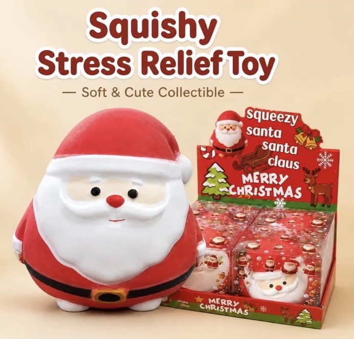 New Jumbo Santa Clause Soft Squishy 6inches