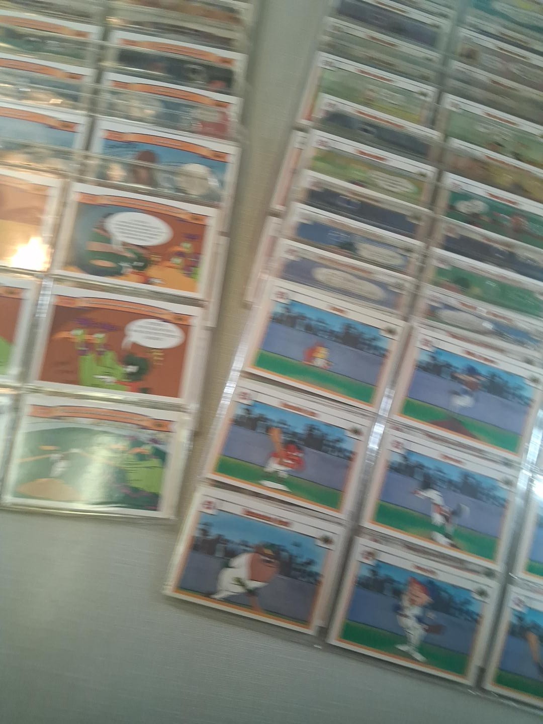 1990 & 1991 Upper Deck Comic Ball Looney Tunes Near Complete Sets