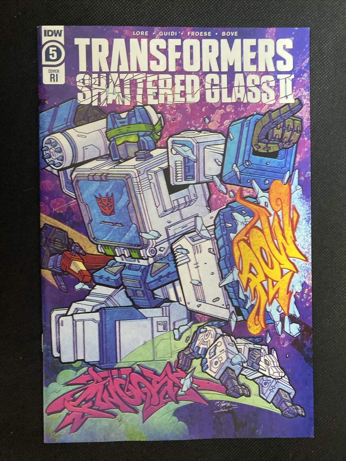 Transformers Shattered Glass II #5 (IDW 2022)  1:10 Ratio Variant