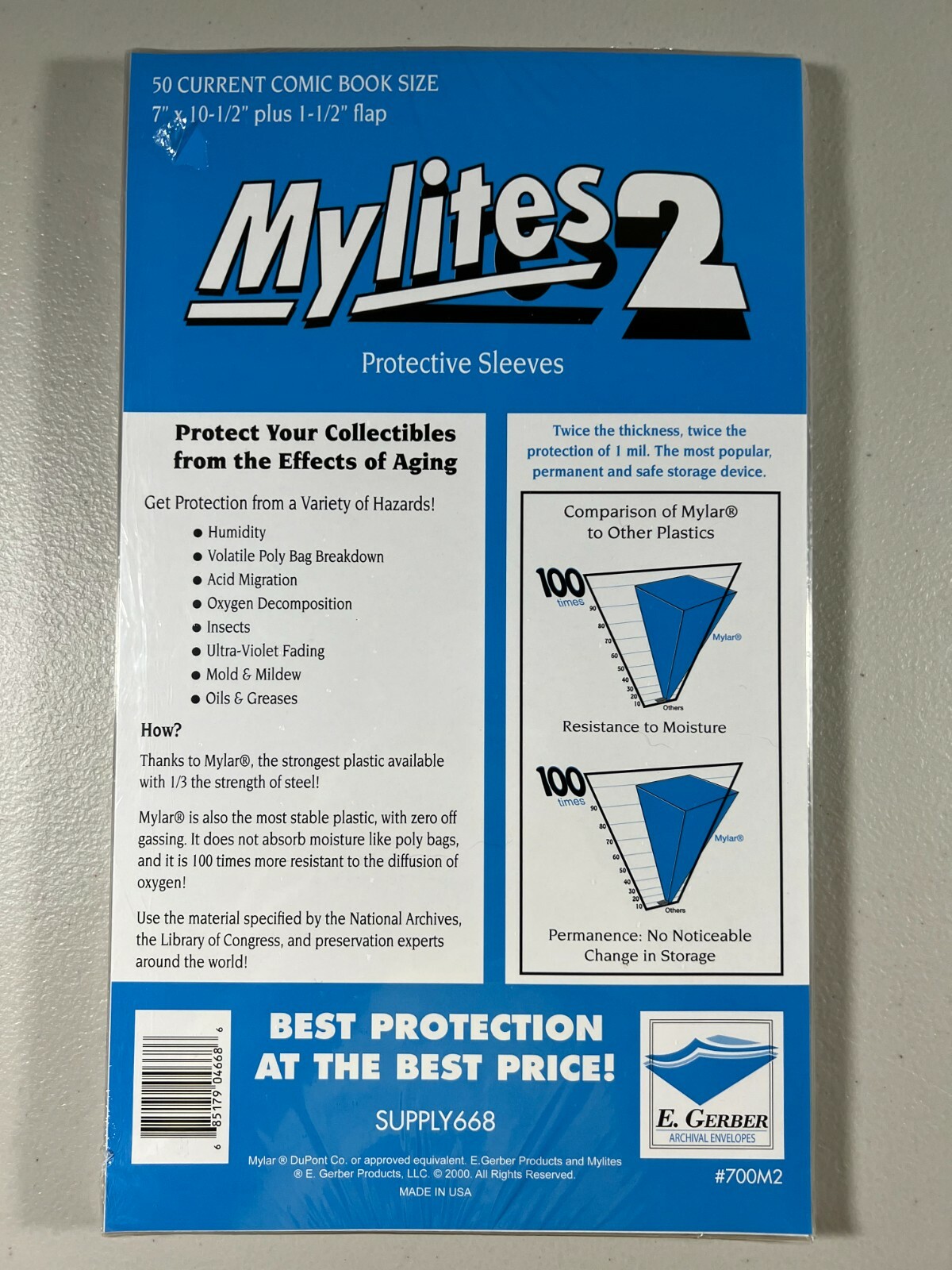 E. Gerber Mylites2 Current (50pcs) 700M2