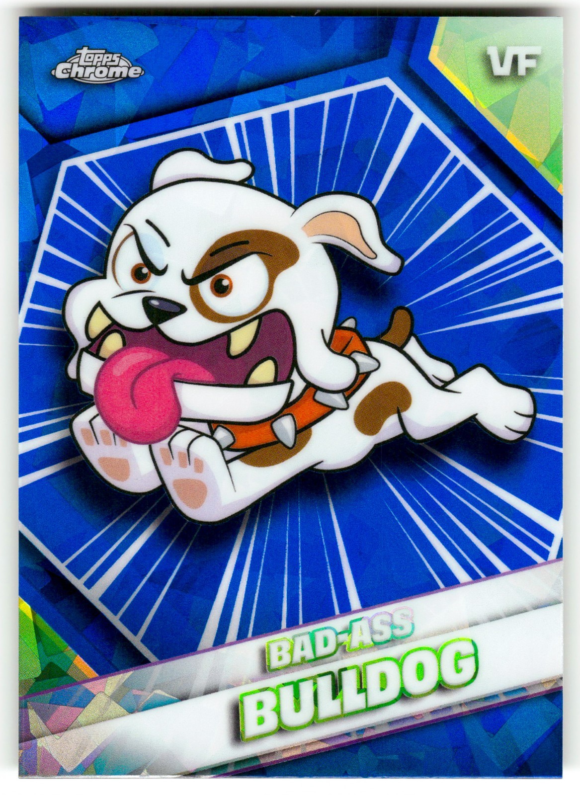 Bad-Ass Bulldog VeeFriends 2026 Topps Chrome Sapphire Card