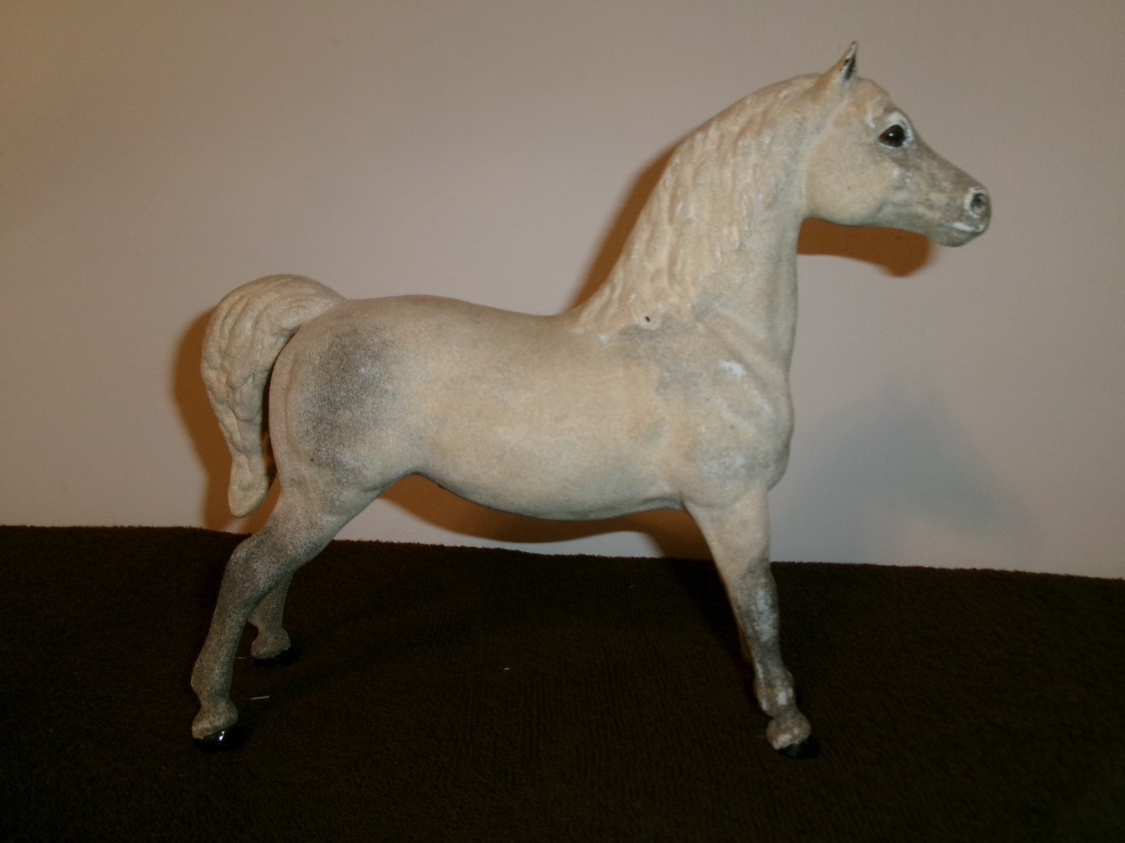 Breyer Vintage  Rare Flocked Stretch Morgan Stallion