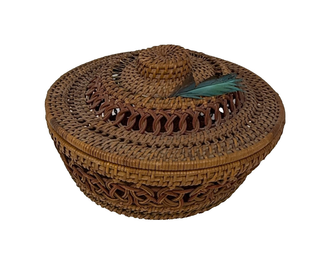 Vintage Pima Weaved Basket