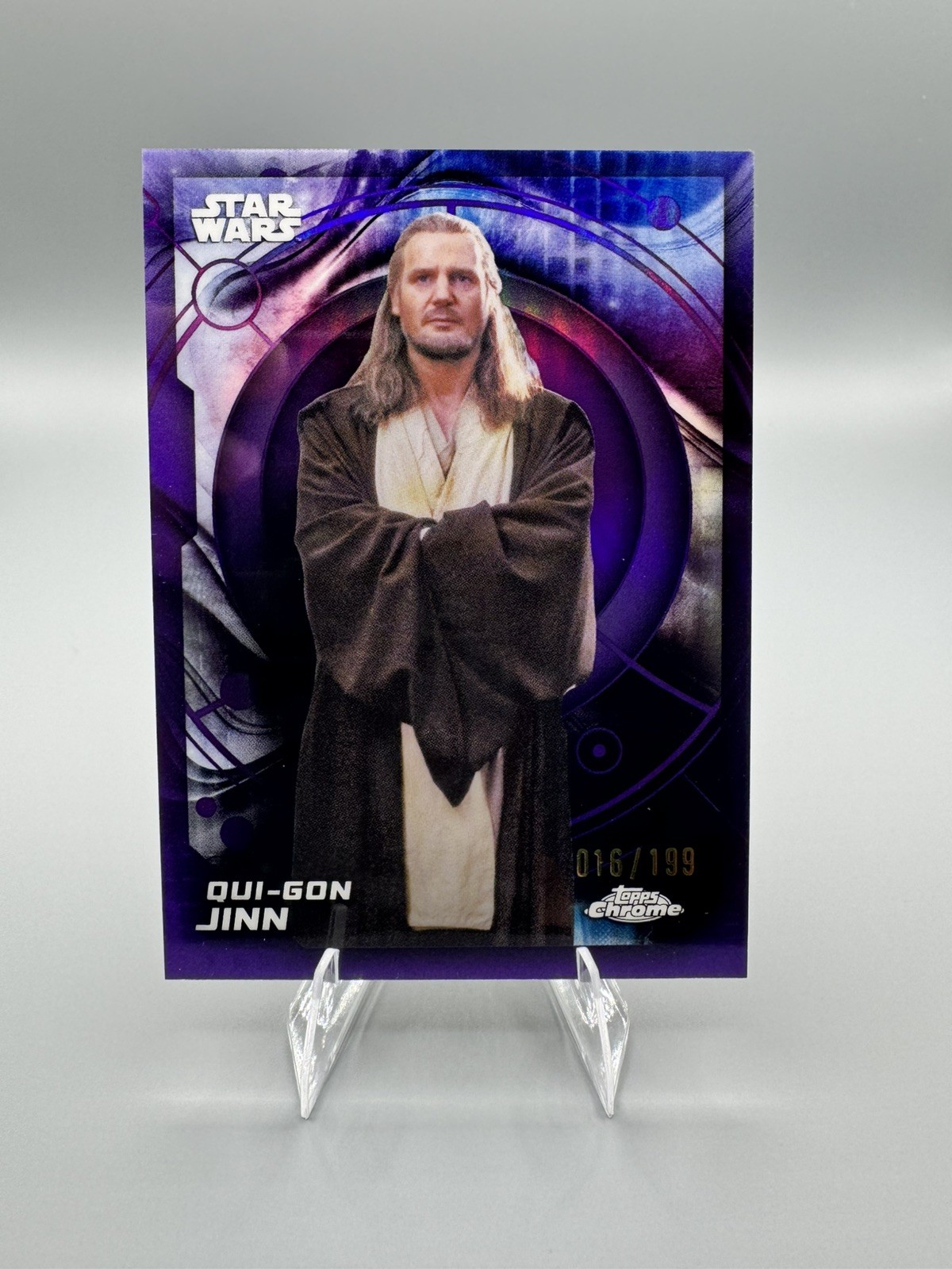 2026 Topps Chrome Star Wars Qui-Gon Jinn /199