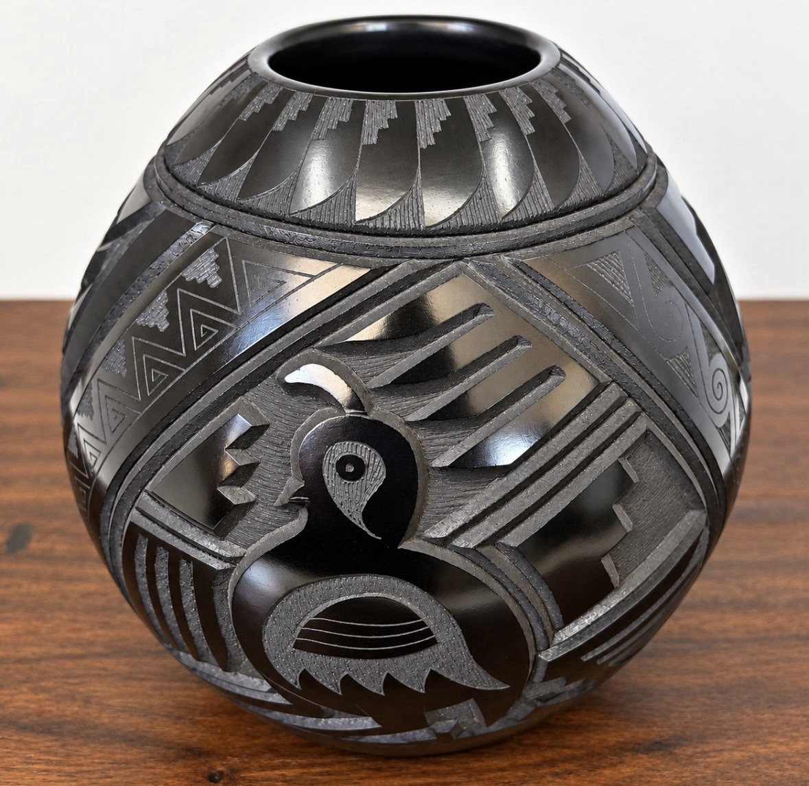 Mata Ortiz Martin Olivas Quintana Master Potter Museum Quality Piece 6.5x5”
