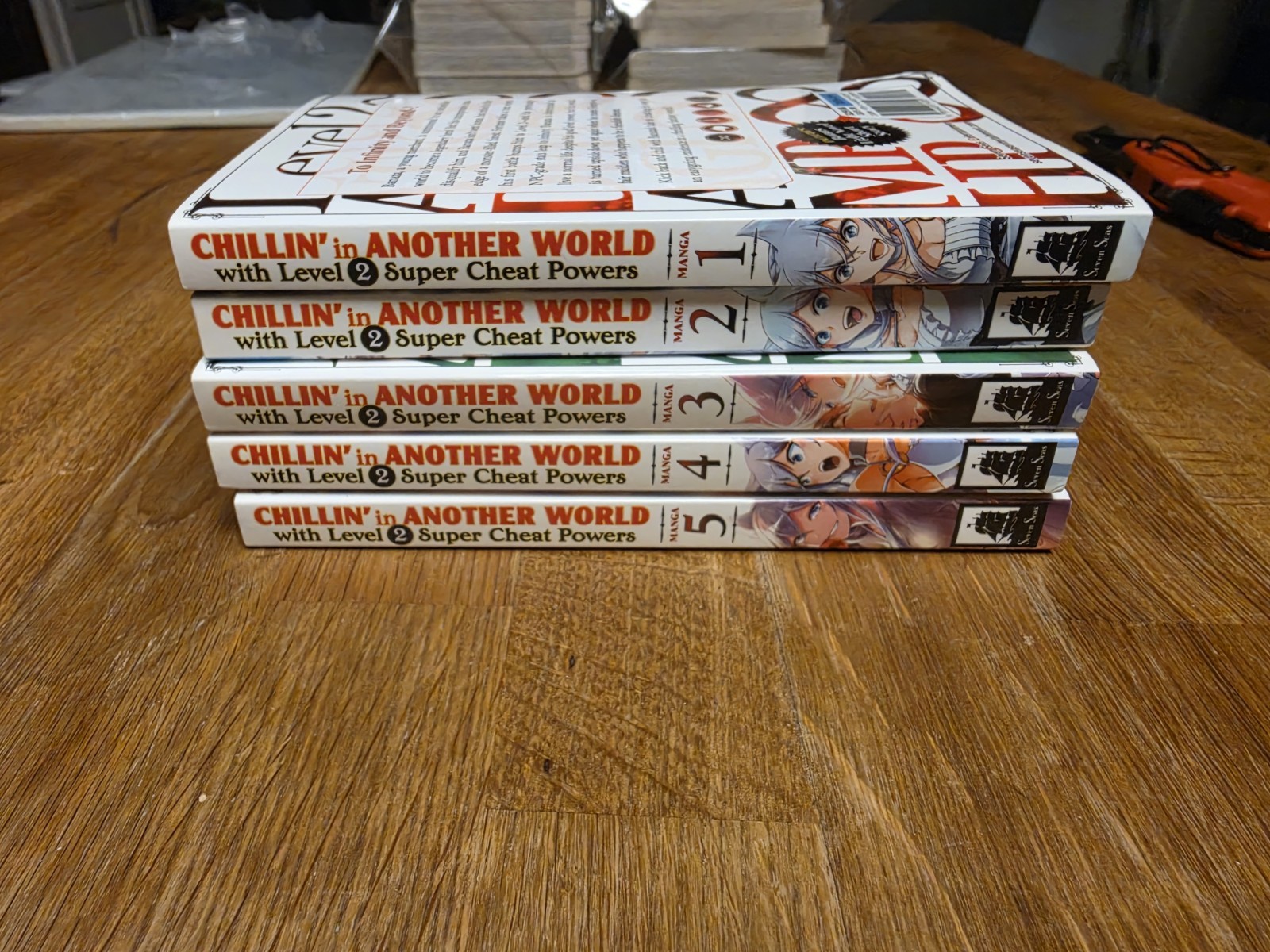 Seven Seas Manga Chillin\' in Another World with Level 2 Cheat Vol. 1 - 5 English