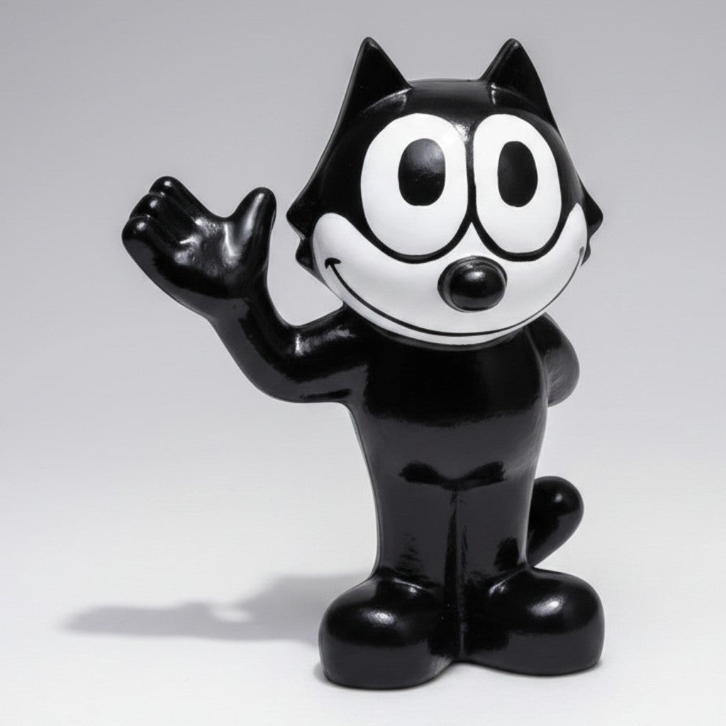 Felix Chevrolet Mascot Cast Iron Coin Bank