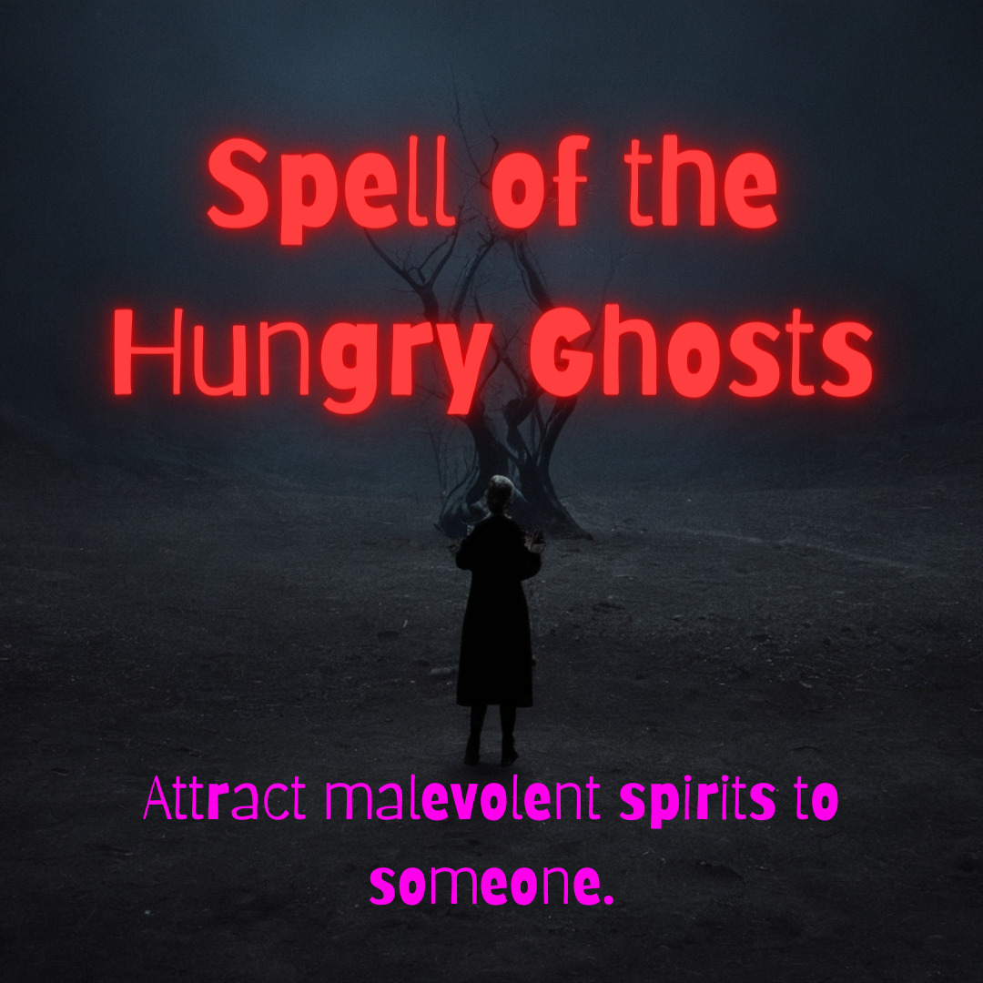 Spell of the Hungry Ghosts - Powerful Black Magic Curse to Attract Malevolent Sp