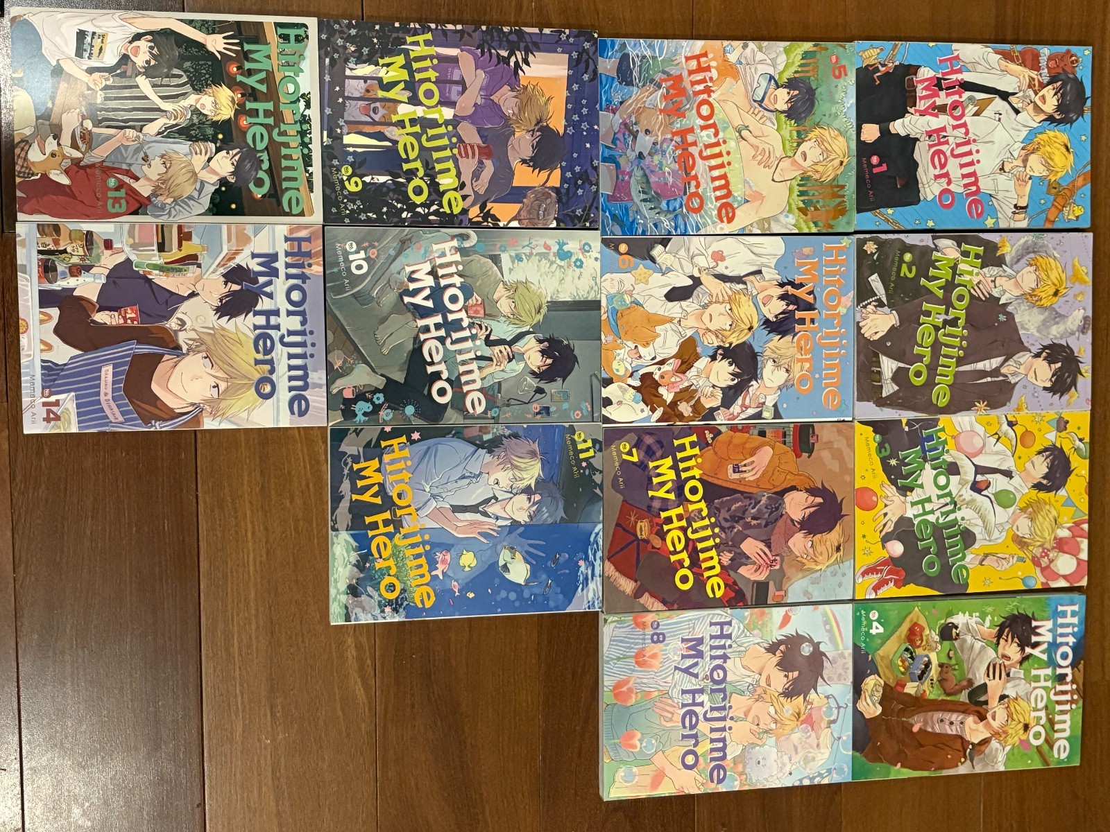 Manga books Hitorijime My Hero lot of 13 (missing Volume 12)