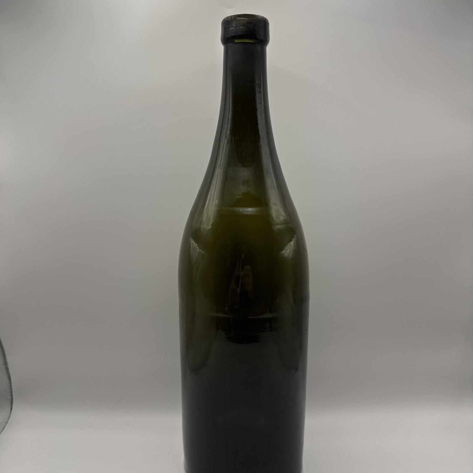 Antique Dark Green Wine/Champagne Glass Bottle