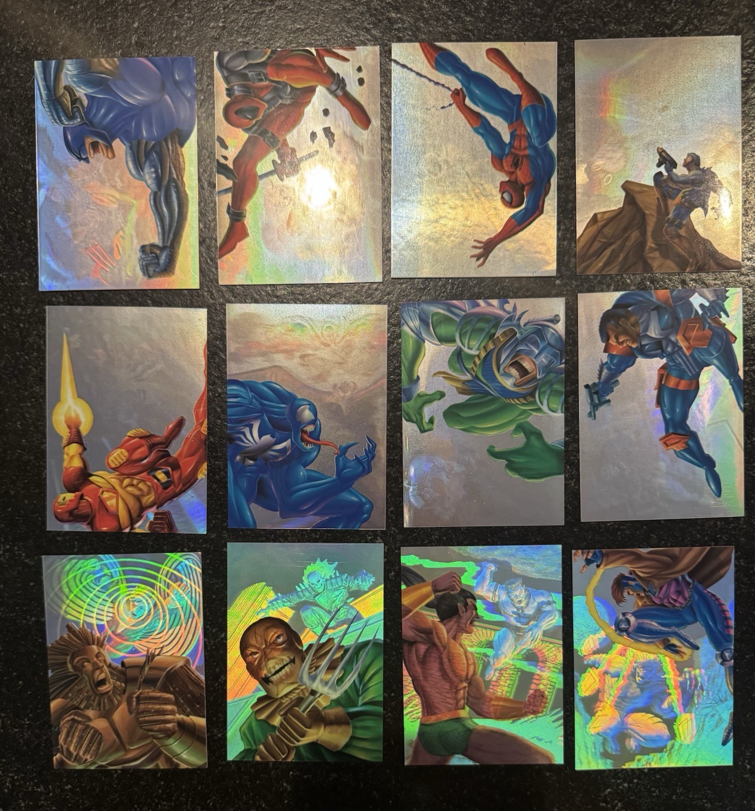 1995 Flair Marvel Annual - Complete 12 Card HOLOBLAST Chase Set