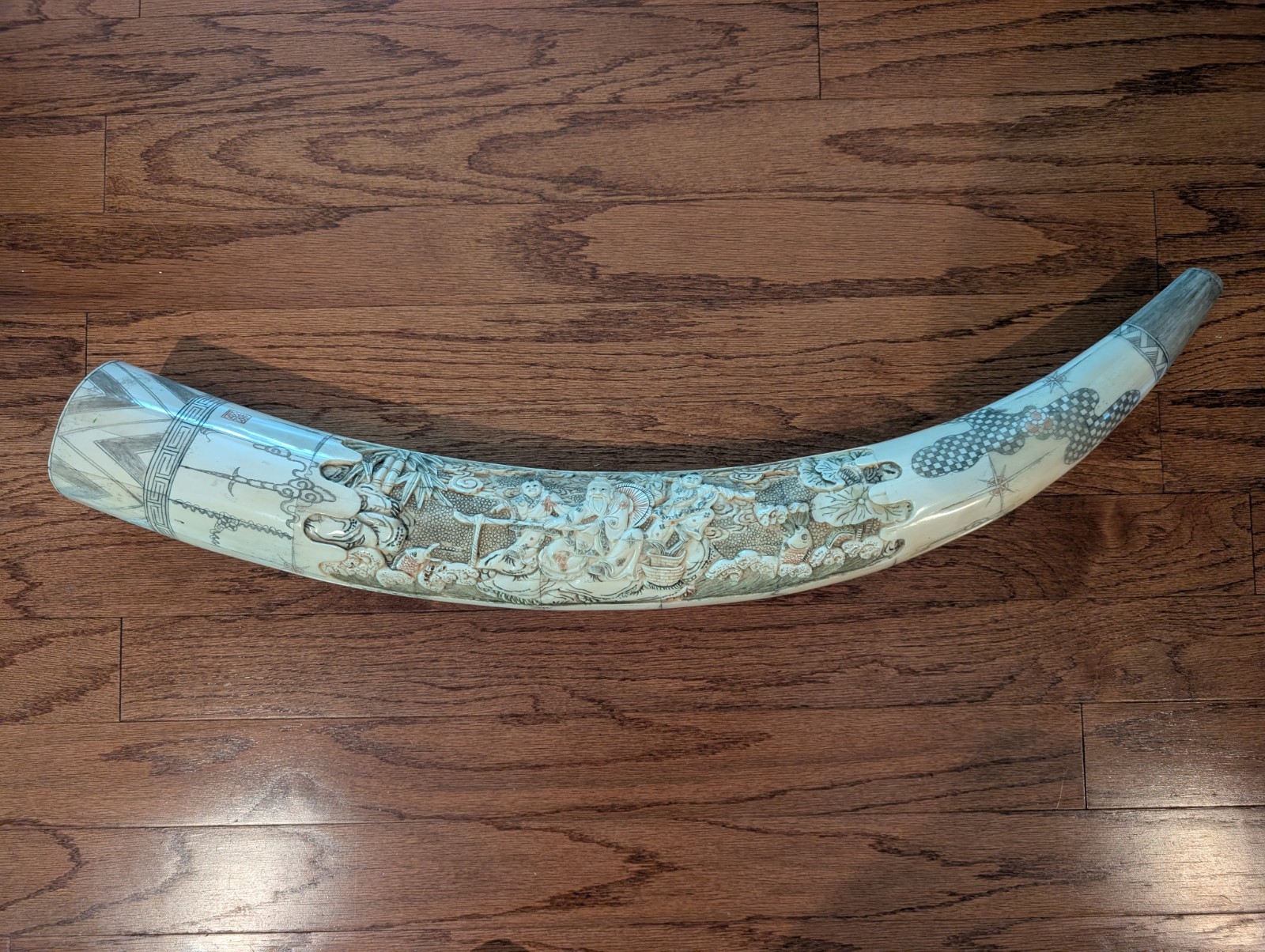 asian carved bovine bone 