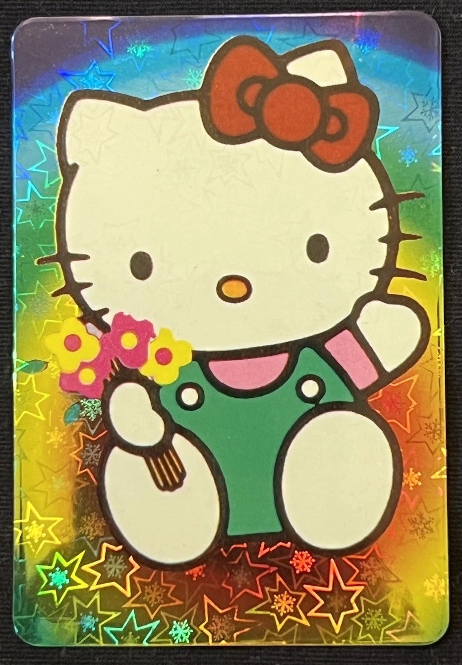 1988-92 SANRIO HELLO KITTY *VINTAGE FOIL* WAFER CARD BANDAI-CARDDASS ERA RARE