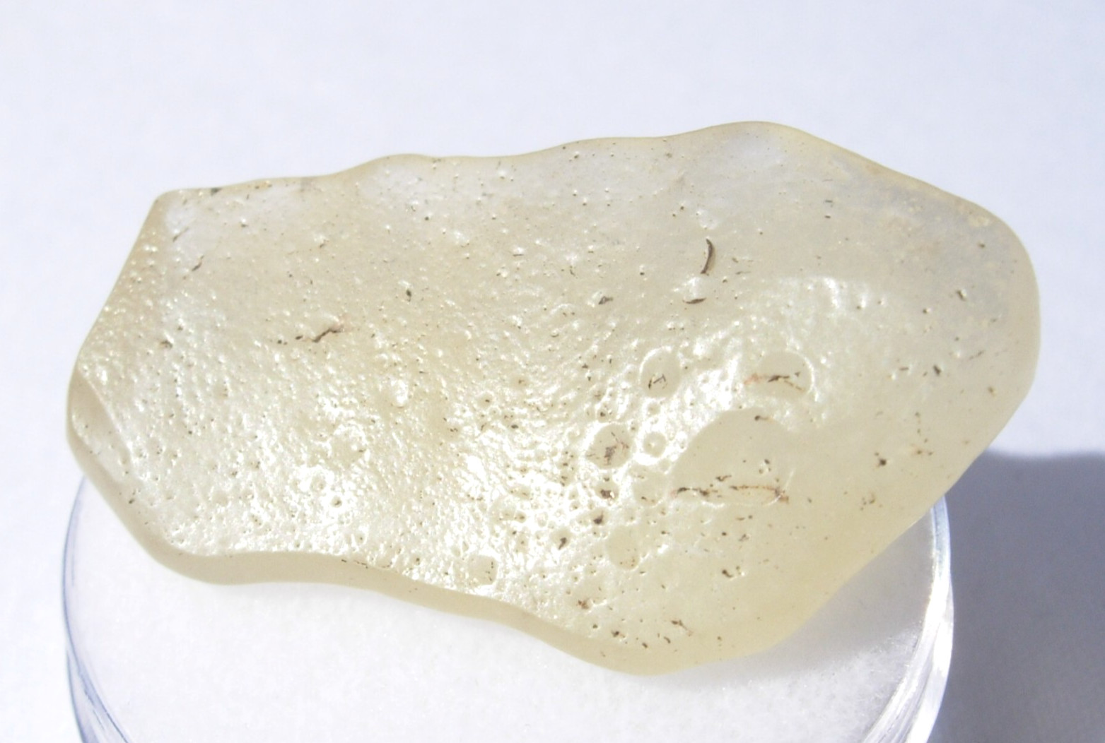 33.6 carats•LIBYAN DESERT GLASS•Whole As Found•from Meteorite Impact•COA