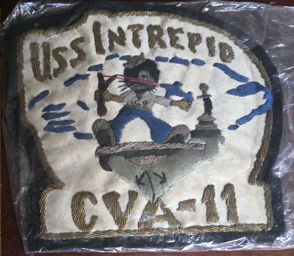 USS Intrepid Cruise Patch, CVA-11, V-2 Division, 1952-1961 NOS