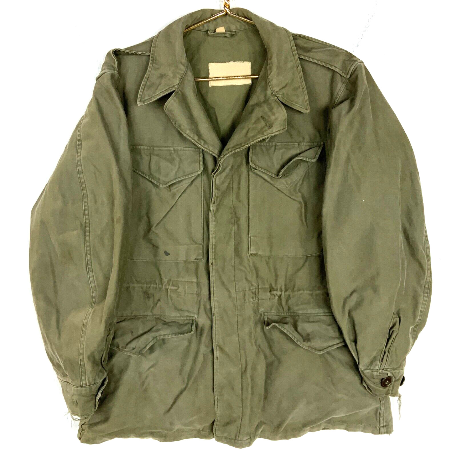 Vintage Us Military m-1943 Jacket Size 34 Small Green