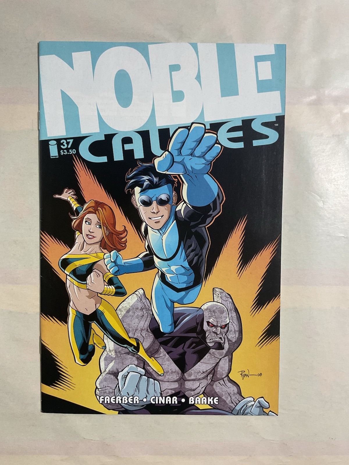 Noble Causes #37 Invincible Appearance Ryan Ottley Cover Scarce Image 2008 B.