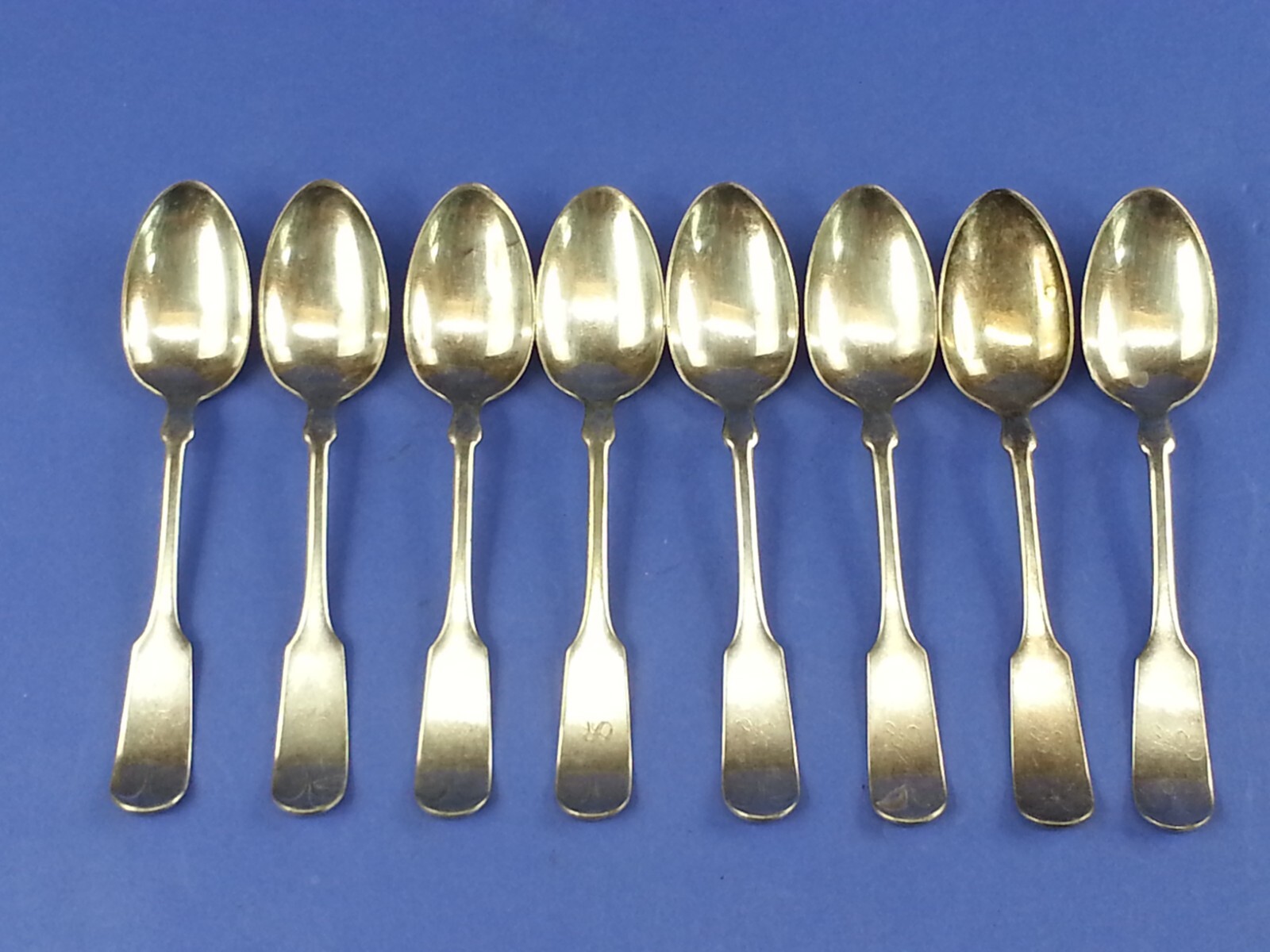 Antique 8pc Rogers & Brothers A1 Small Spoon 5.25 Inch Monogramed 